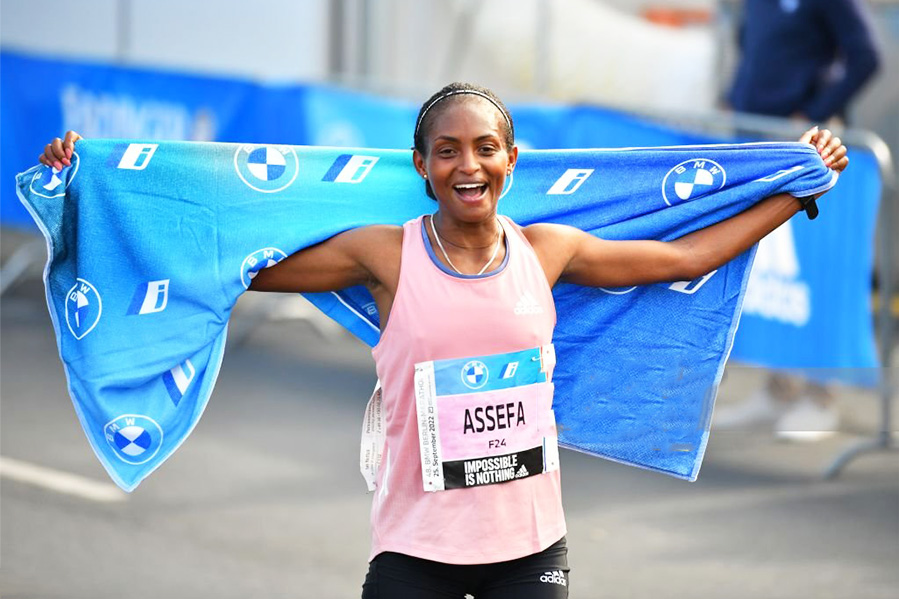 Tigist Assefa Shatters Women’s World Marathon Record by Over 2 Minutes