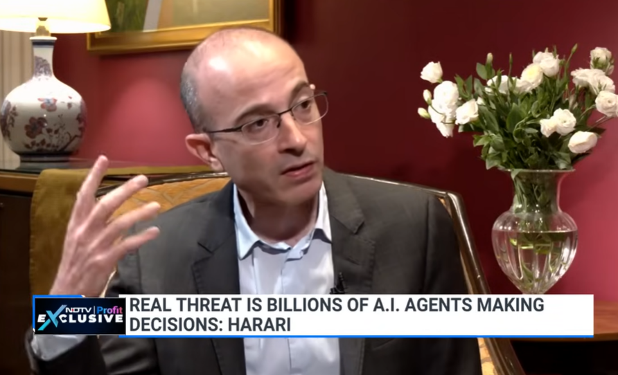 Harari Warns AI Agents Will Drive Global Chaos